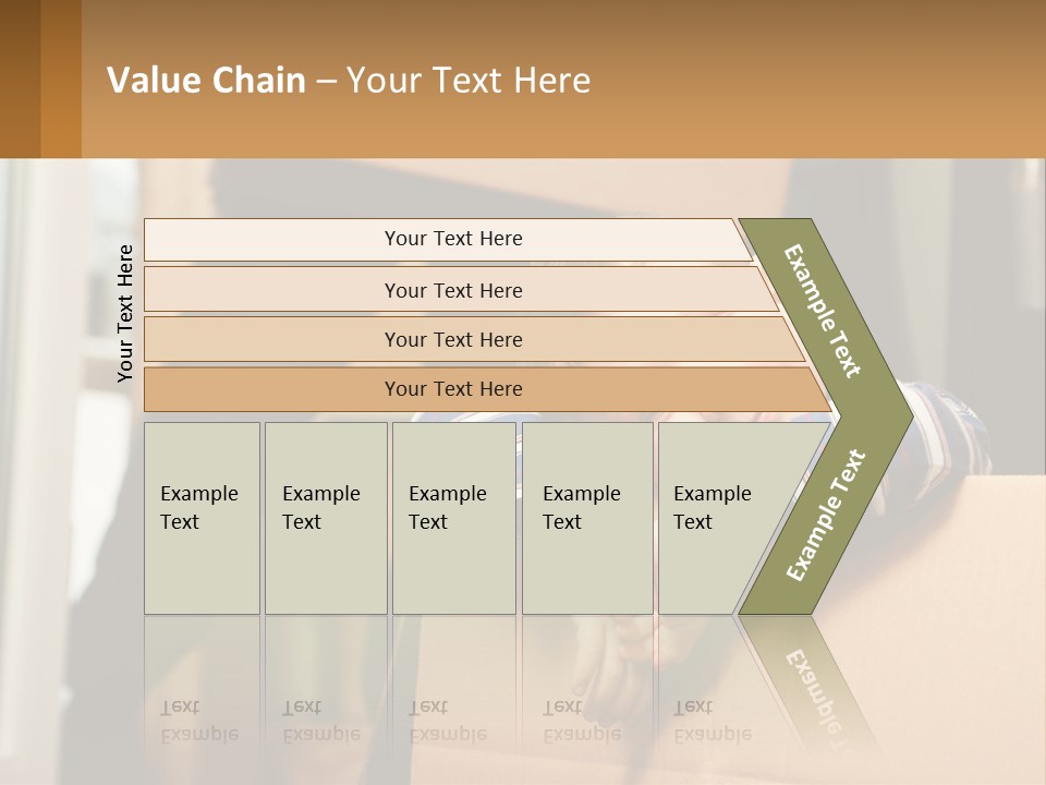 A Young Boy Sitting On Top Of A Cardboard Box PowerPoint Template