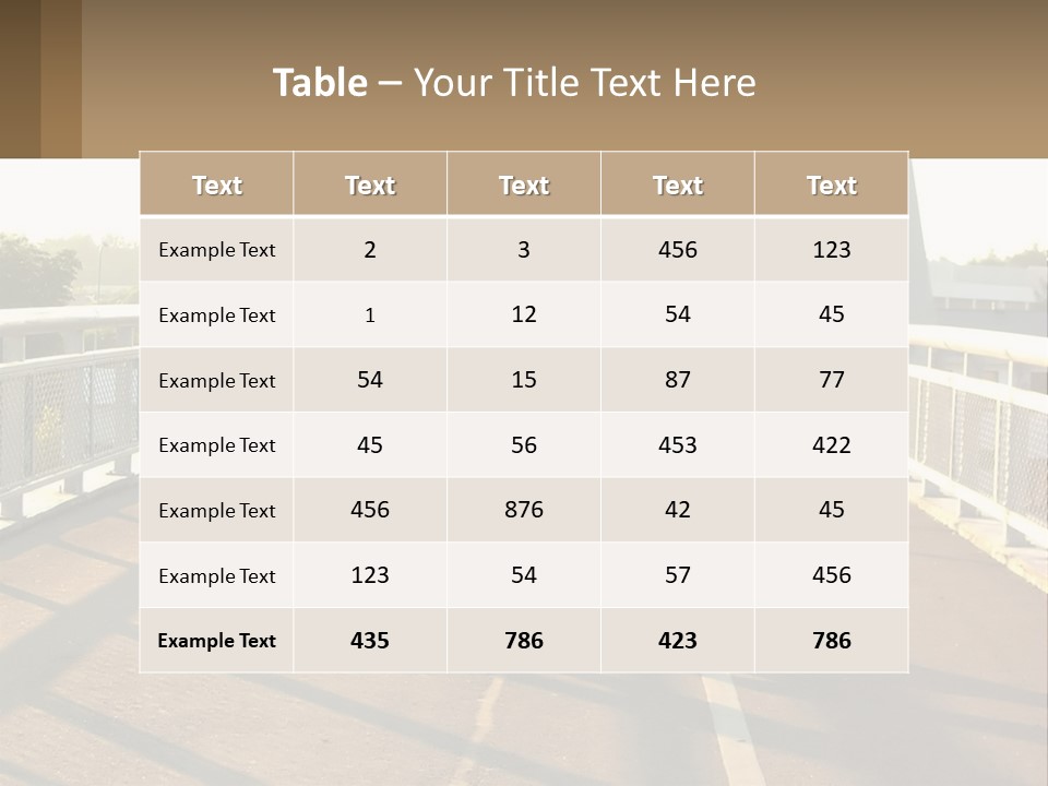 Three Men Walking Across A Bridge On A Sunny Day PowerPoint Template