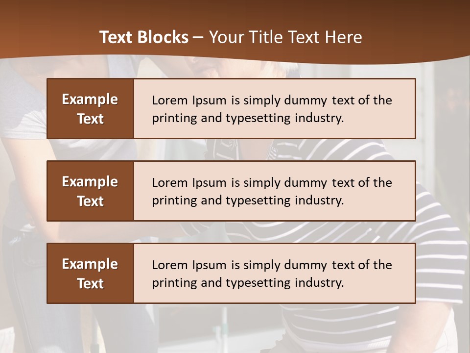 A Woman Helping An Elderly Woman With A Toothbrush PowerPoint Template