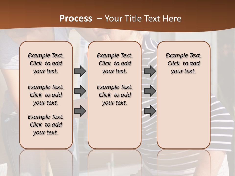 A Woman Helping An Elderly Woman With A Toothbrush PowerPoint Template