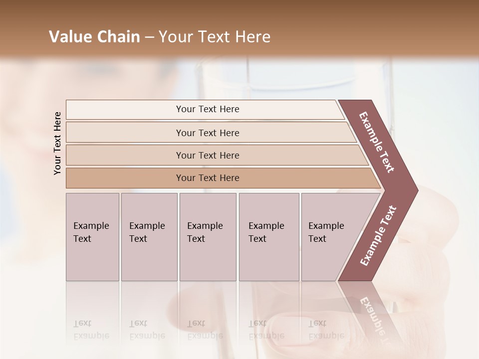 A Woman Holding A Glass Of Water In Her Hand PowerPoint Template