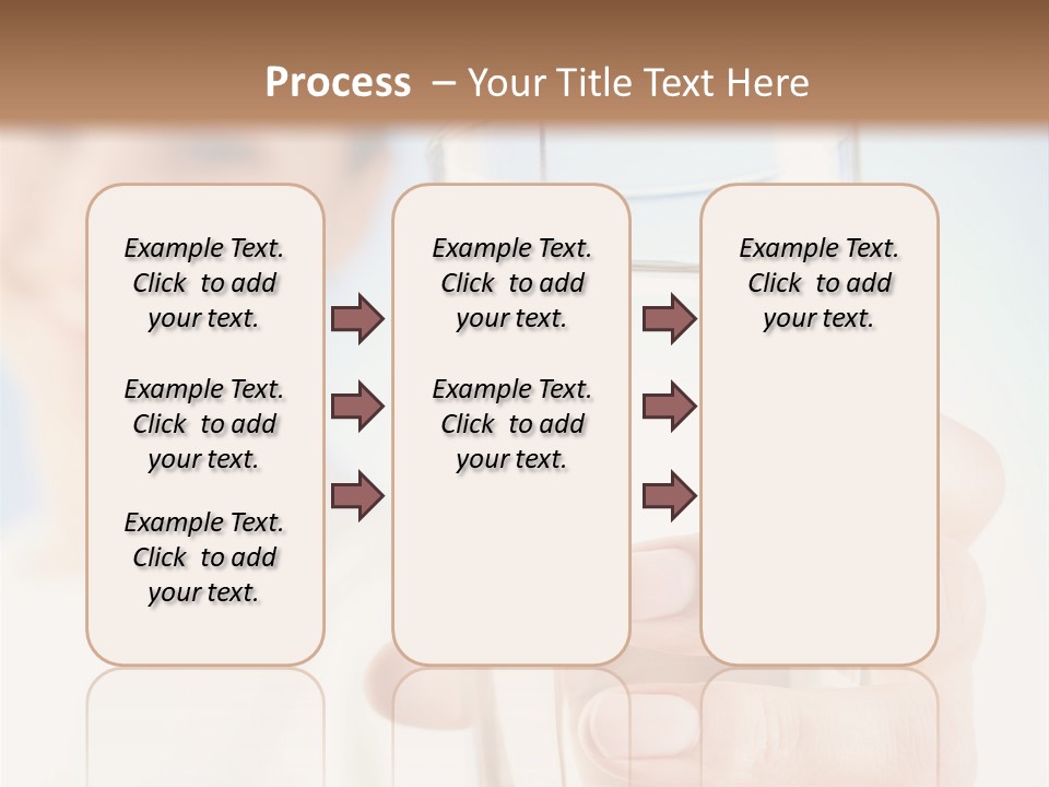 A Woman Holding A Glass Of Water In Her Hand PowerPoint Template