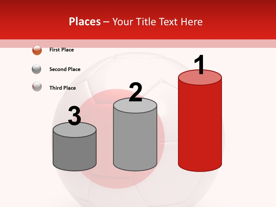 A Soccer Ball With The Flag Of Japan On It PowerPoint Template