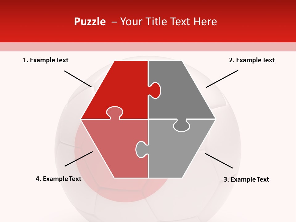 A Soccer Ball With The Flag Of Japan On It PowerPoint Template