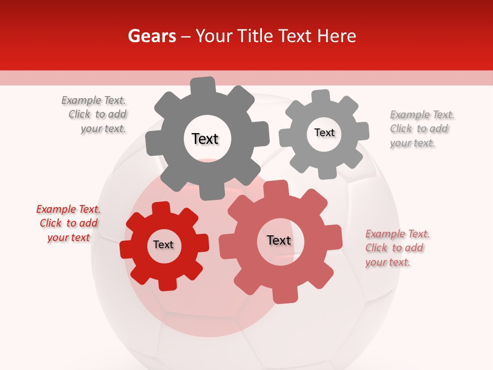 A Soccer Ball With The Flag Of Japan On It PowerPoint Template