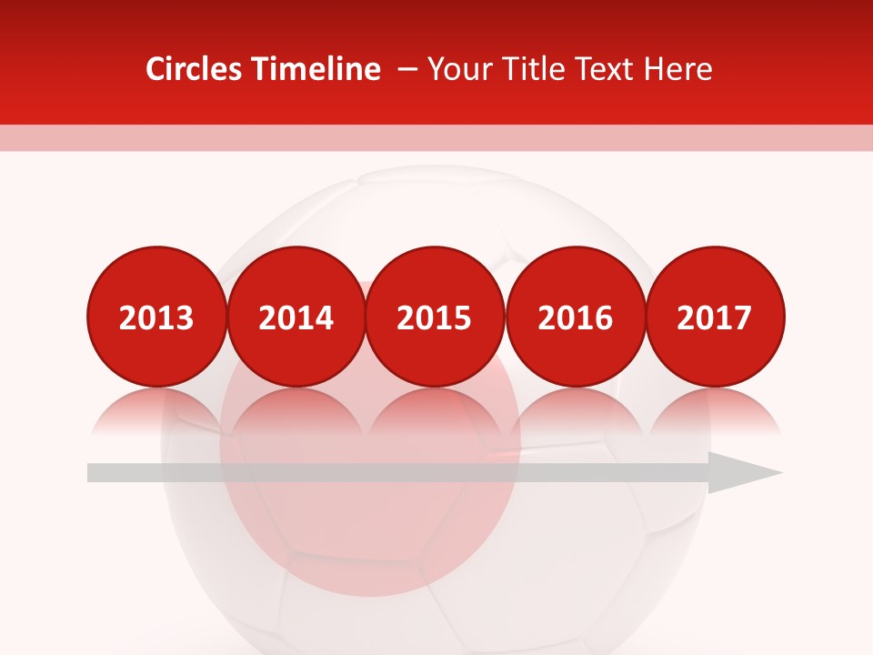 A Soccer Ball With The Flag Of Japan On It PowerPoint Template