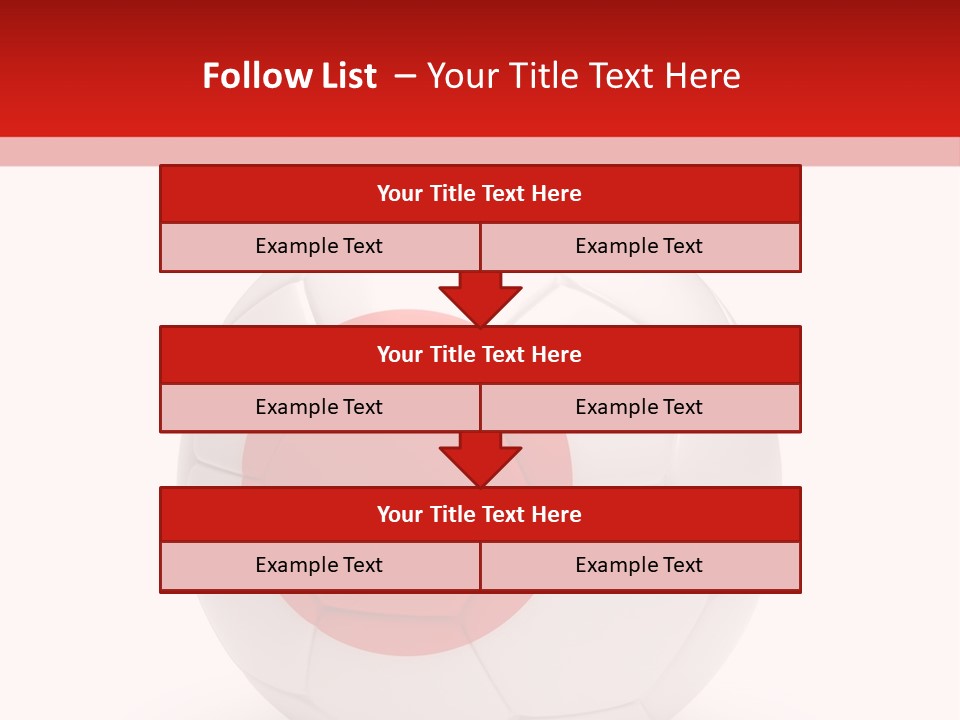 A Soccer Ball With The Flag Of Japan On It PowerPoint Template