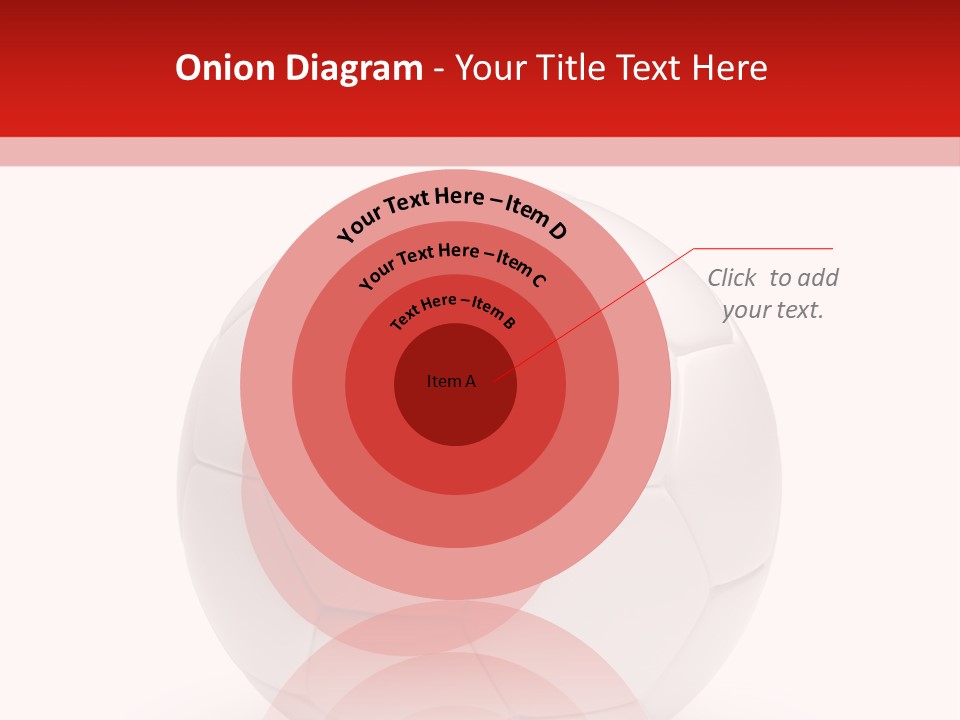 A Soccer Ball With The Flag Of Japan On It PowerPoint Template