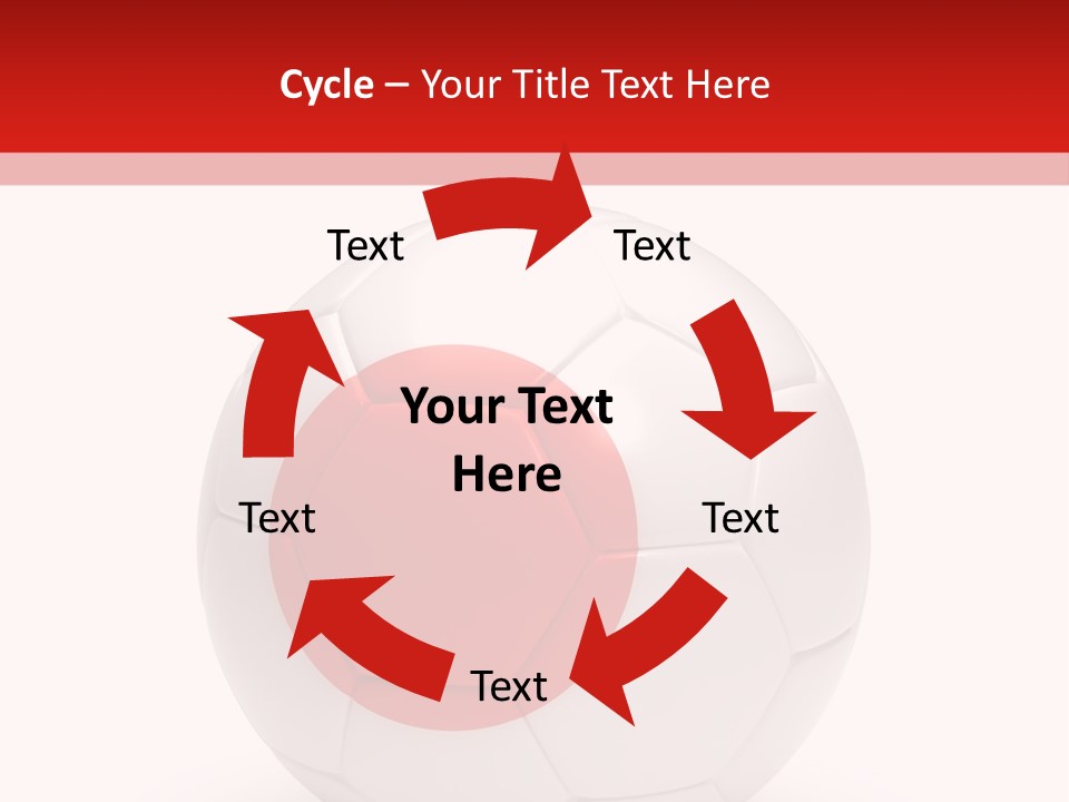 A Soccer Ball With The Flag Of Japan On It PowerPoint Template