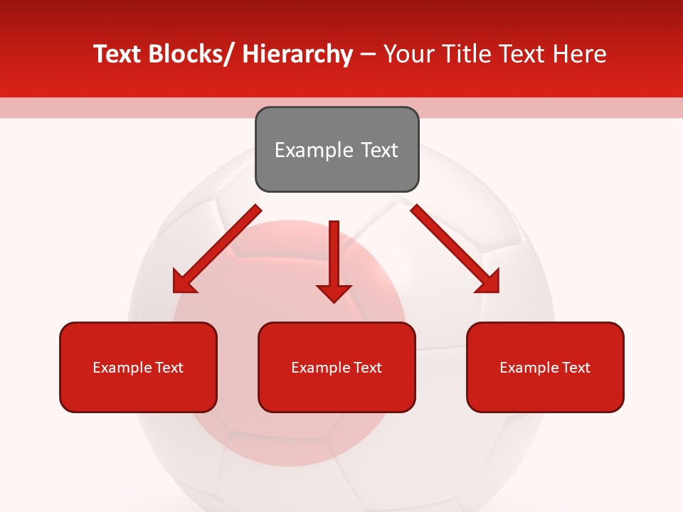 A Soccer Ball With The Flag Of Japan On It PowerPoint Template