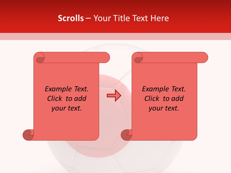 A Soccer Ball With The Flag Of Japan On It PowerPoint Template