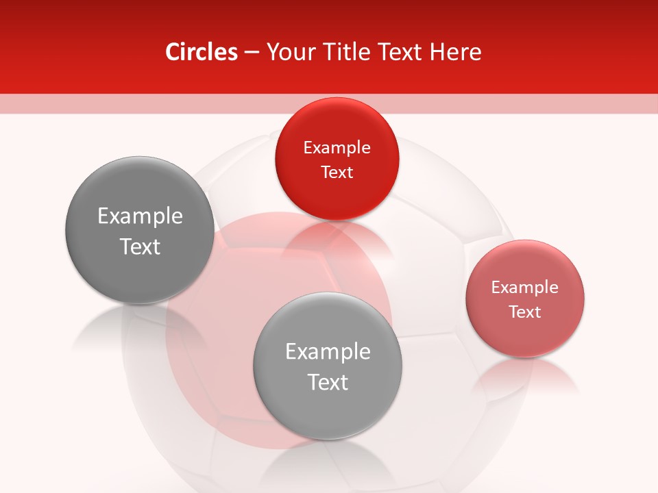 A Soccer Ball With The Flag Of Japan On It PowerPoint Template