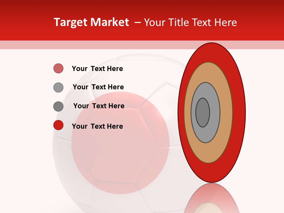 A Soccer Ball With The Flag Of Japan On It PowerPoint Template