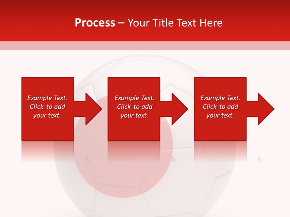 A Soccer Ball With The Flag Of Japan On It PowerPoint Template