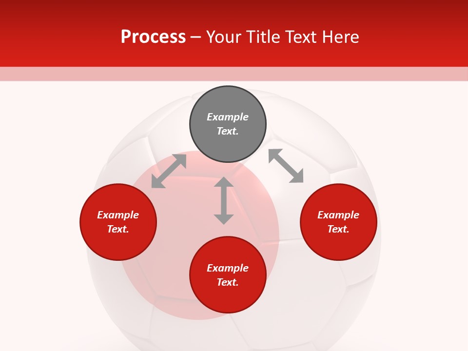 A Soccer Ball With The Flag Of Japan On It PowerPoint Template