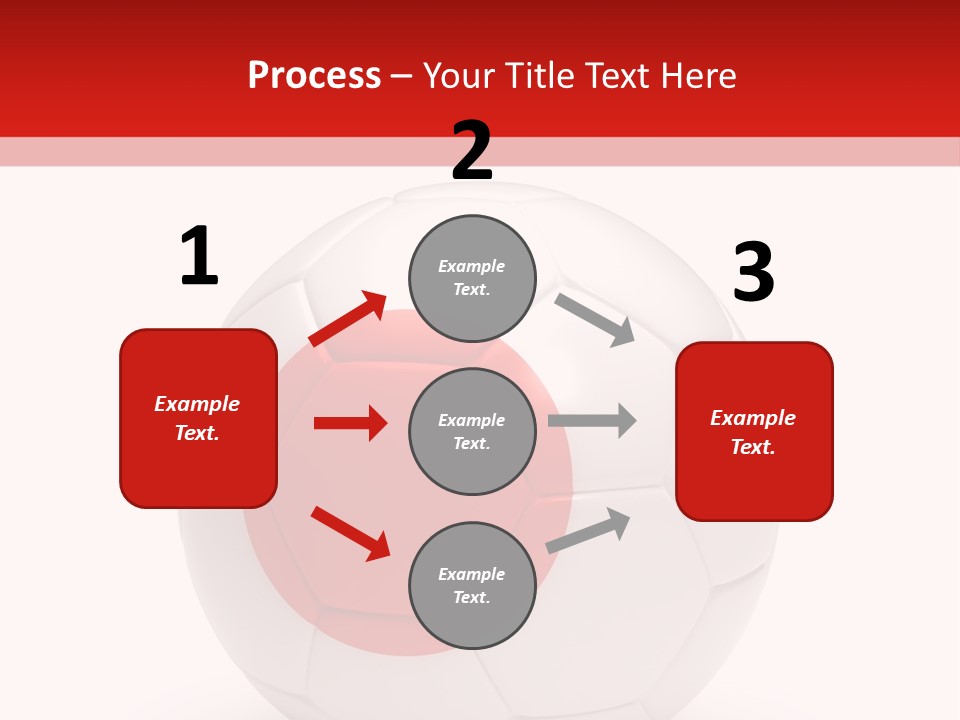 A Soccer Ball With The Flag Of Japan On It PowerPoint Template