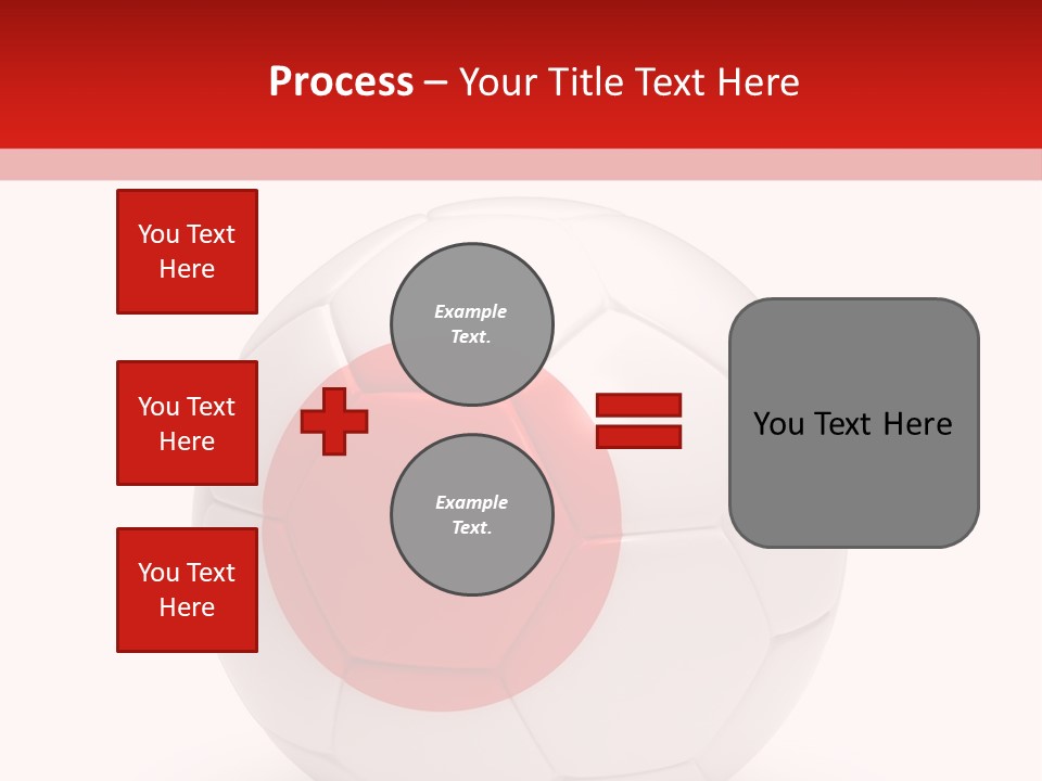 A Soccer Ball With The Flag Of Japan On It PowerPoint Template