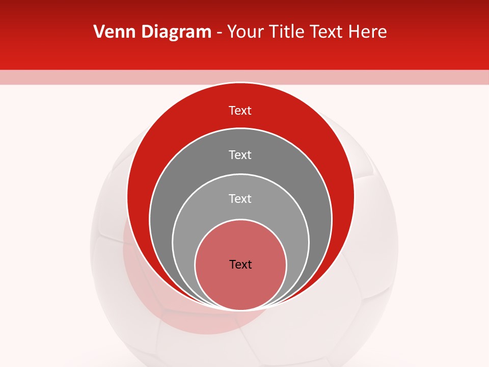 A Soccer Ball With The Flag Of Japan On It PowerPoint Template