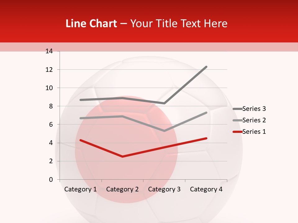 A Soccer Ball With The Flag Of Japan On It PowerPoint Template