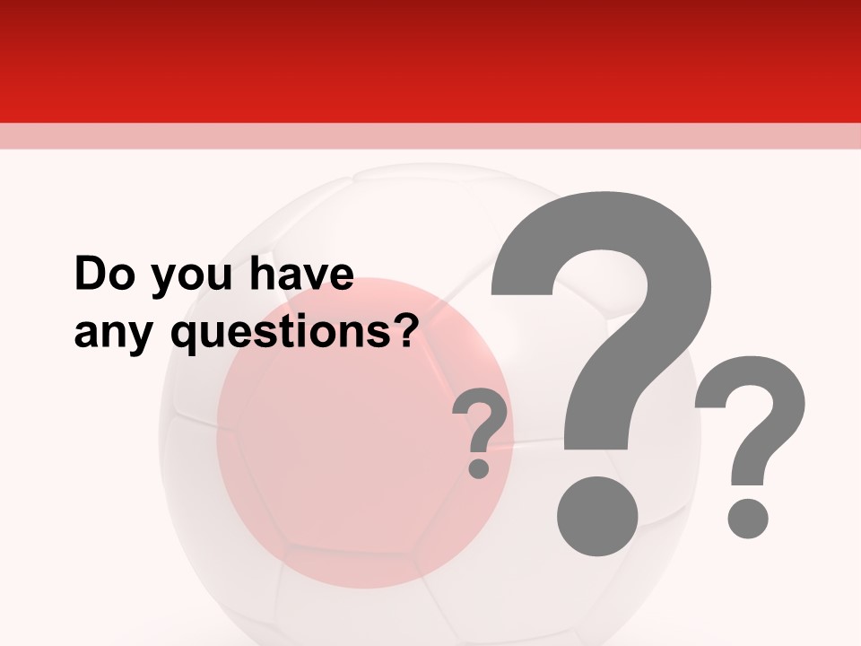 A Soccer Ball With The Flag Of Japan On It PowerPoint Template