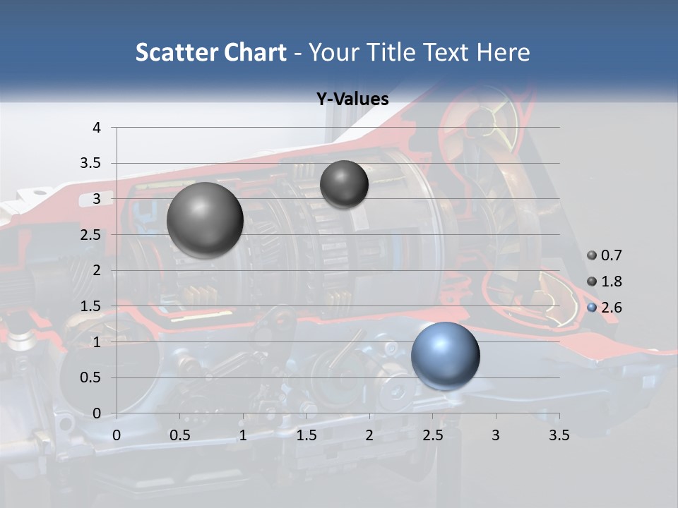 A Car Engine Is Shown With The Name Of The Engine PowerPoint Template