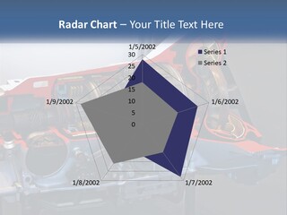 A Car Engine Is Shown With The Name Of The Engine PowerPoint Template