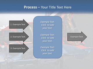A Car Engine Is Shown With The Name Of The Engine PowerPoint Template