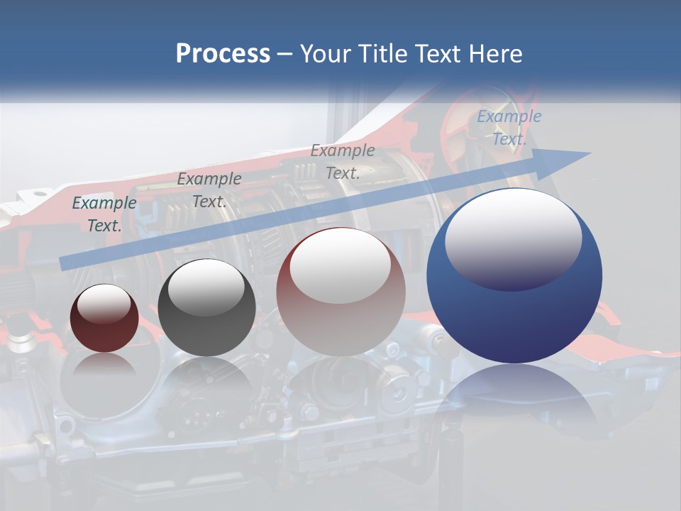 A Car Engine Is Shown With The Name Of The Engine PowerPoint Template