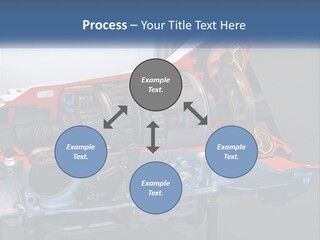 A Car Engine Is Shown With The Name Of The Engine PowerPoint Template