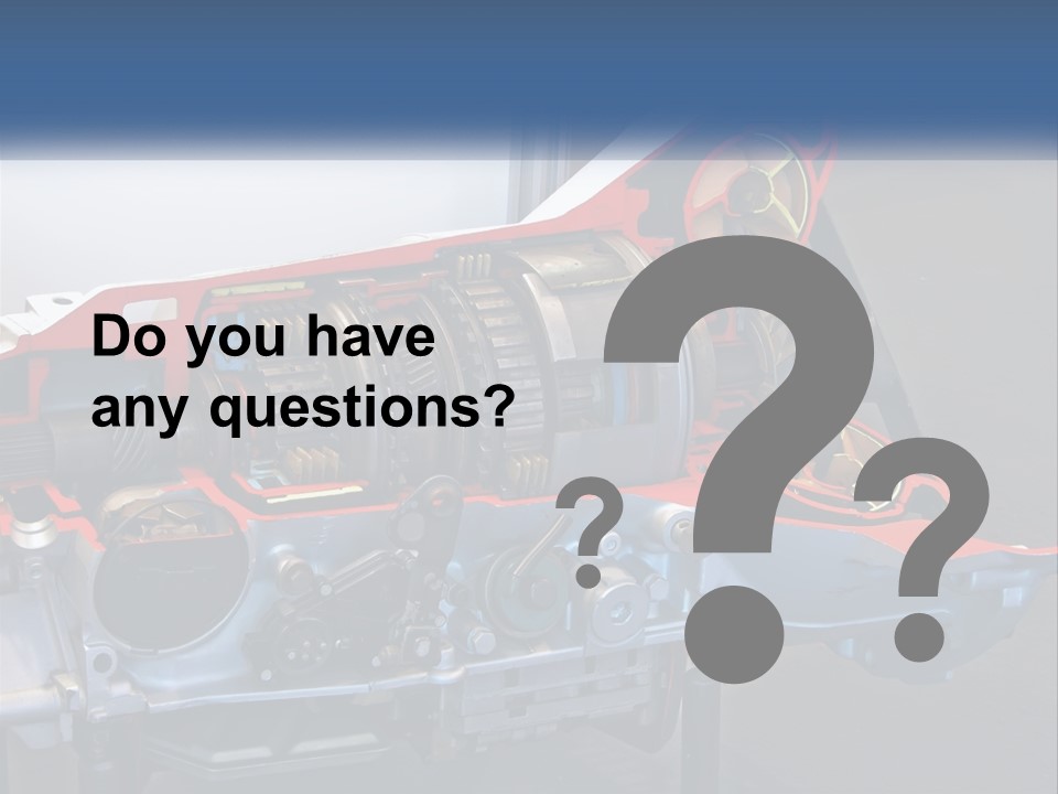 A Car Engine Is Shown With The Name Of The Engine PowerPoint Template