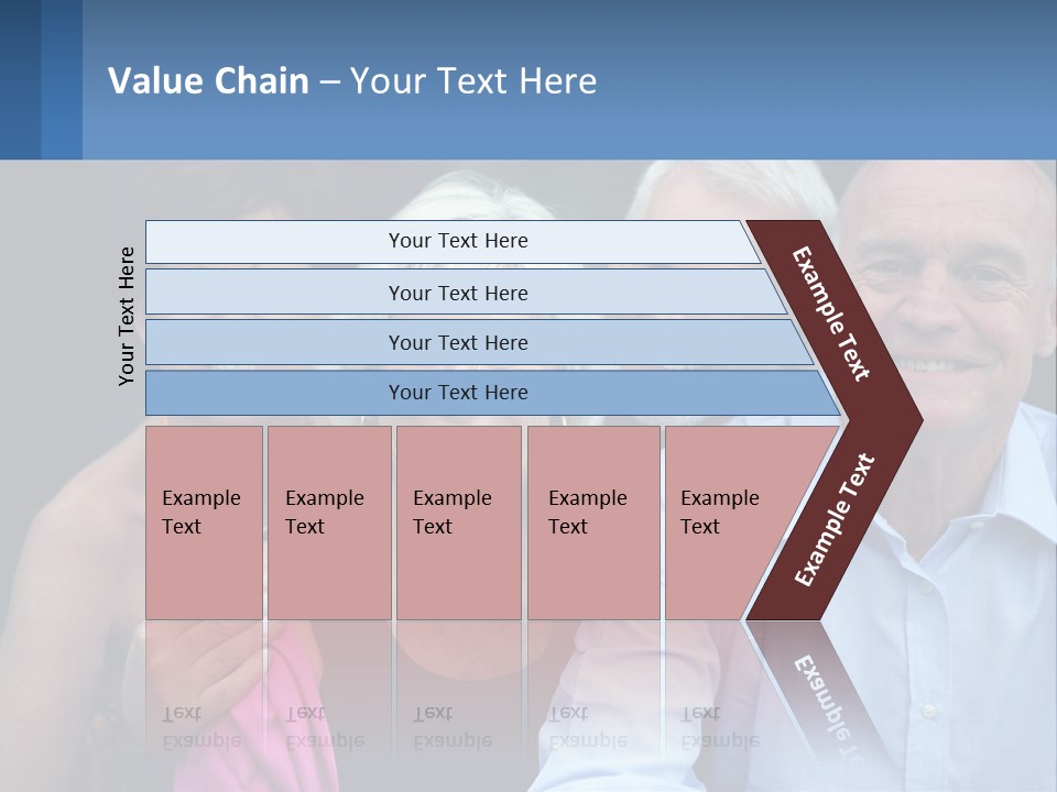 A Group Of Older People Posing For A Picture PowerPoint Template