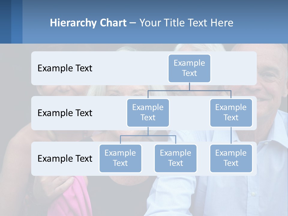 A Group Of Older People Posing For A Picture PowerPoint Template