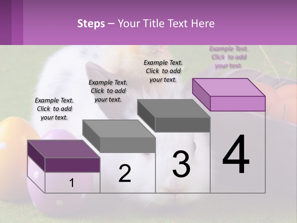 A Small Chicken Sitting On Top Of An Easter Basket PowerPoint Template