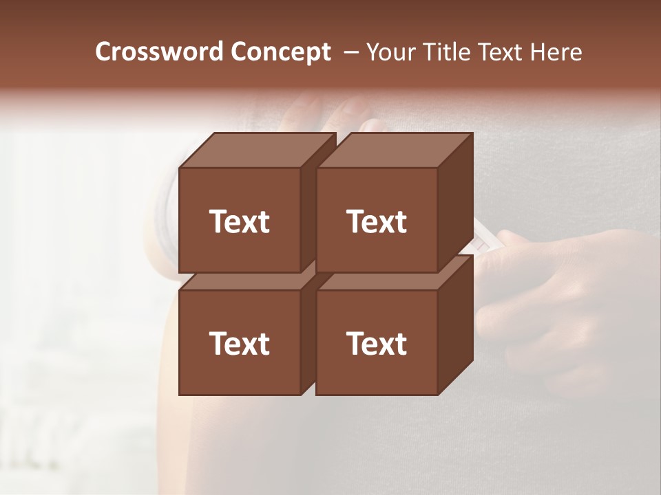 A Woman Holding A Man With A Thermometer In Her Hand PowerPoint Template