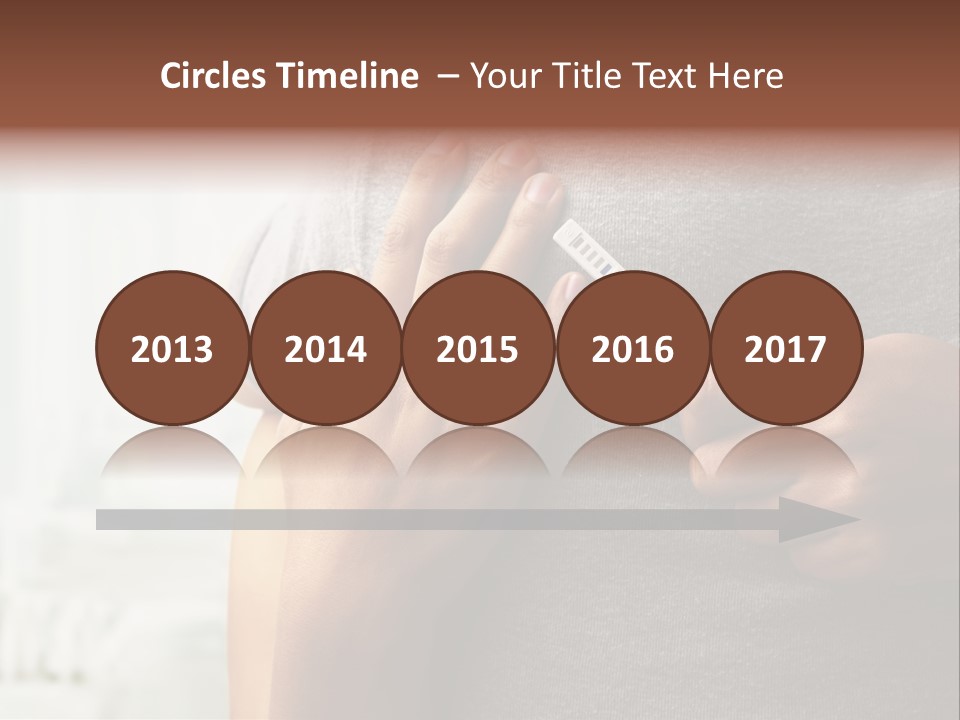 A Woman Holding A Man With A Thermometer In Her Hand PowerPoint Template