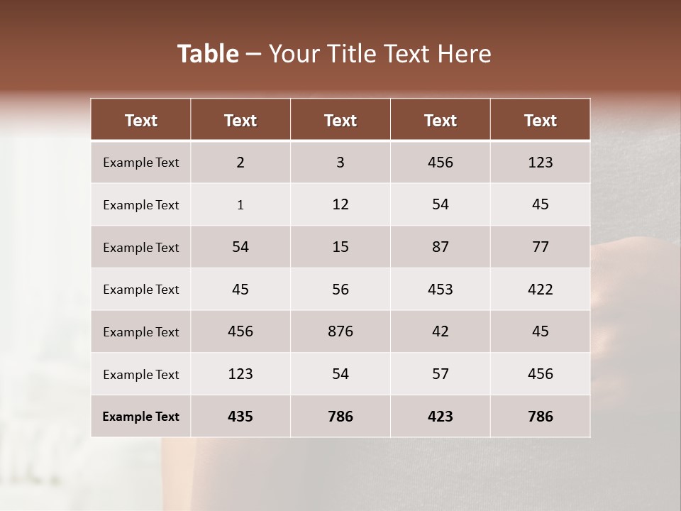 A Woman Holding A Man With A Thermometer In Her Hand PowerPoint Template
