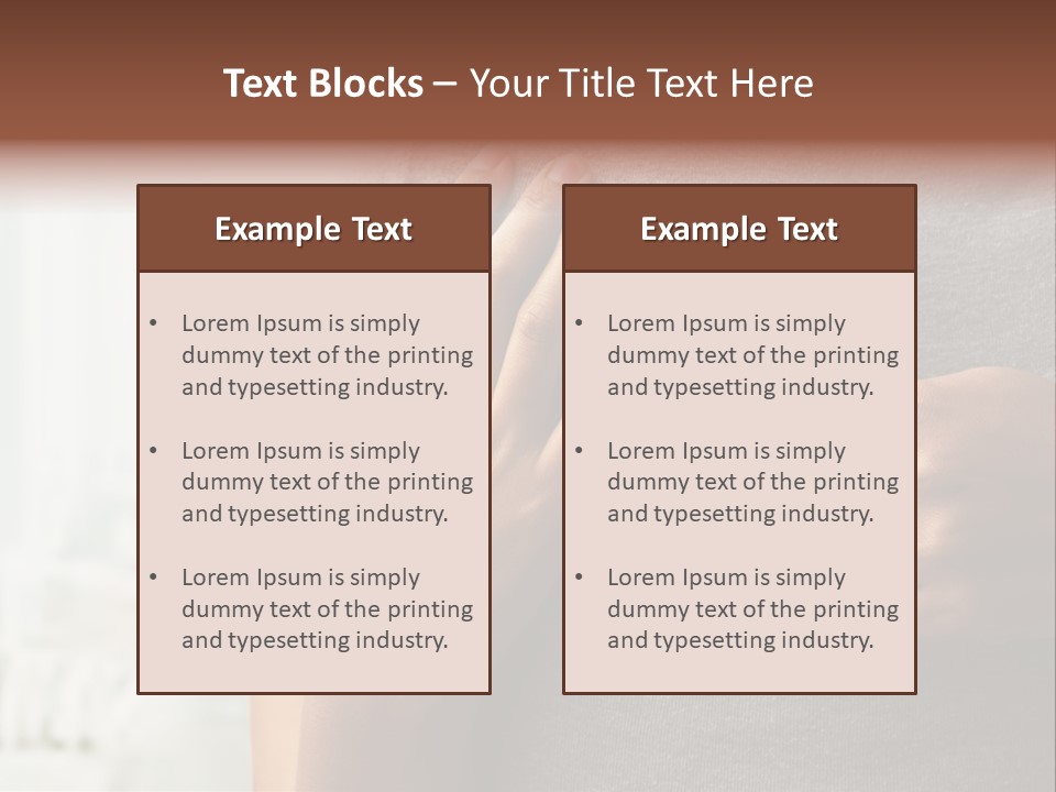 A Woman Holding A Man With A Thermometer In Her Hand PowerPoint Template