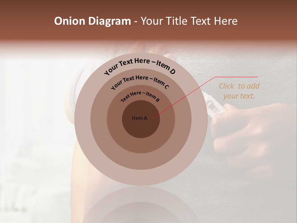 A Woman Holding A Man With A Thermometer In Her Hand PowerPoint Template