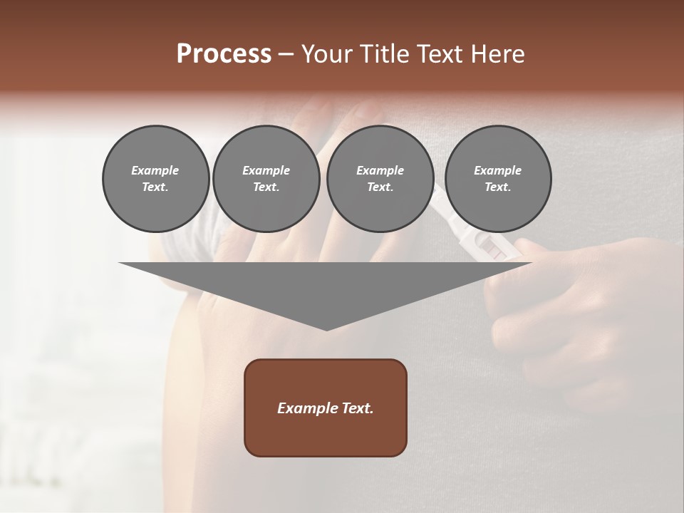 A Woman Holding A Man With A Thermometer In Her Hand PowerPoint Template