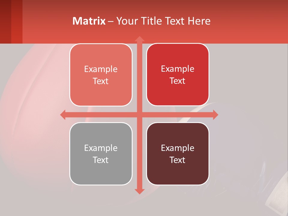 A Red And Blue Boxing Glove Next To A Red Punching Bag PowerPoint Template