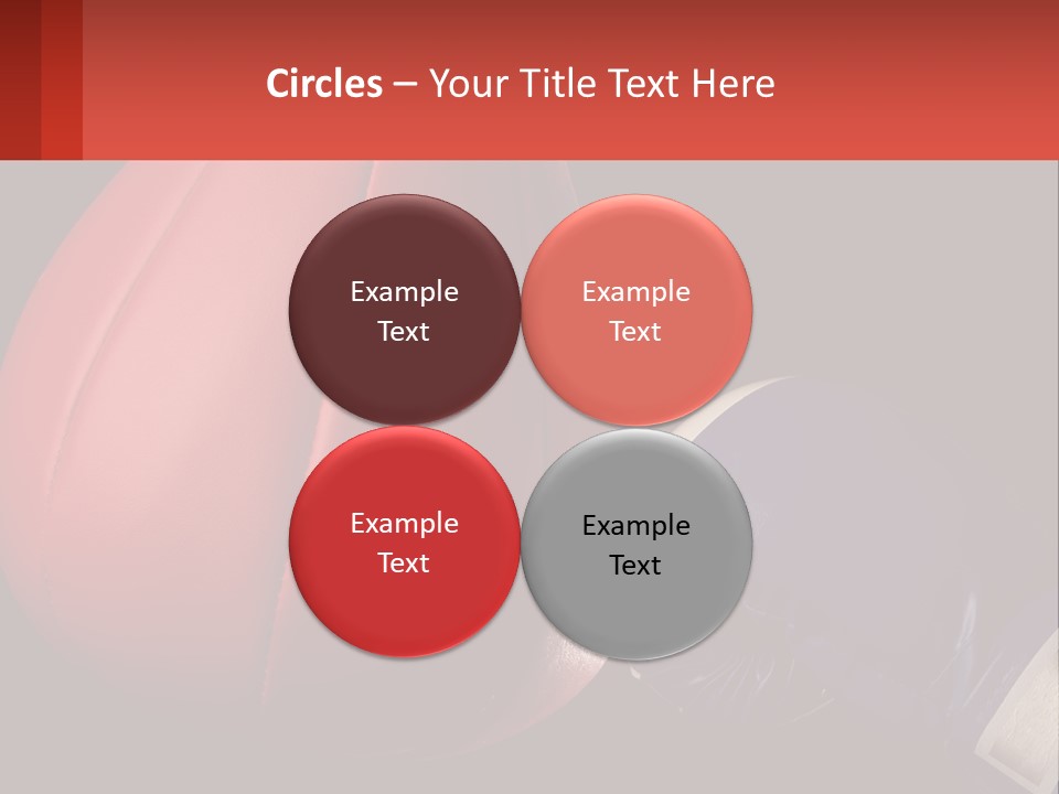 A Red And Blue Boxing Glove Next To A Red Punching Bag PowerPoint Template