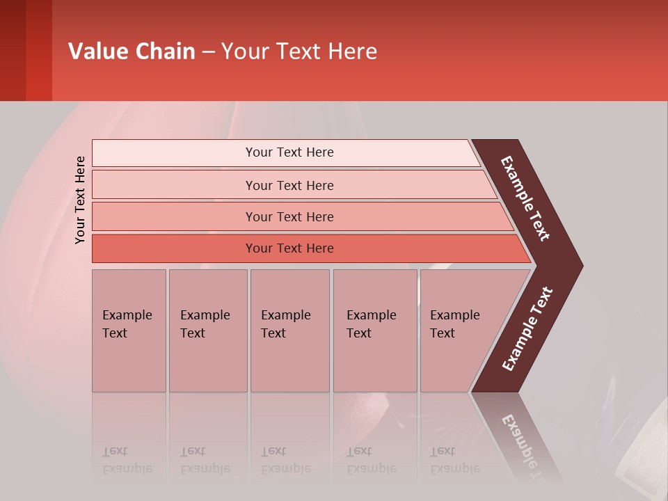 A Red And Blue Boxing Glove Next To A Red Punching Bag PowerPoint Template