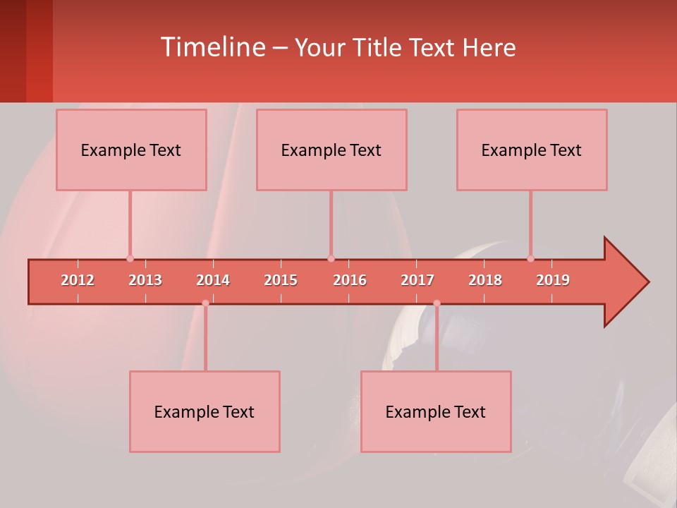 A Red And Blue Boxing Glove Next To A Red Punching Bag PowerPoint Template