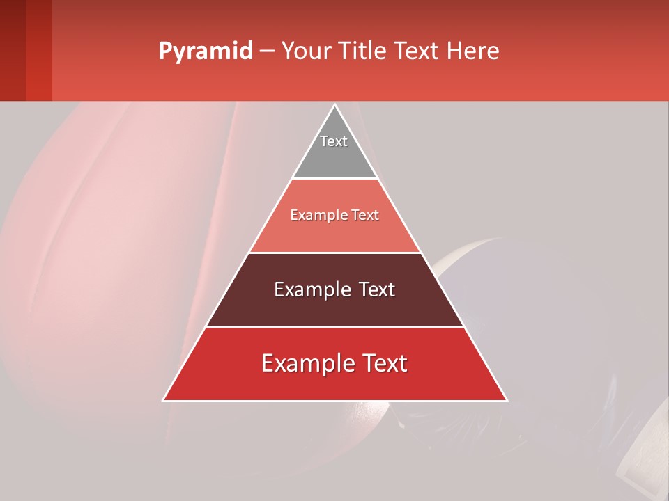 A Red And Blue Boxing Glove Next To A Red Punching Bag PowerPoint Template