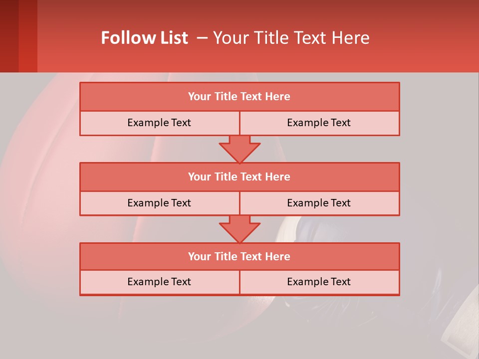 A Red And Blue Boxing Glove Next To A Red Punching Bag PowerPoint Template