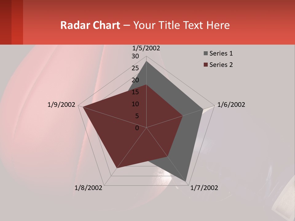 A Red And Blue Boxing Glove Next To A Red Punching Bag PowerPoint Template
