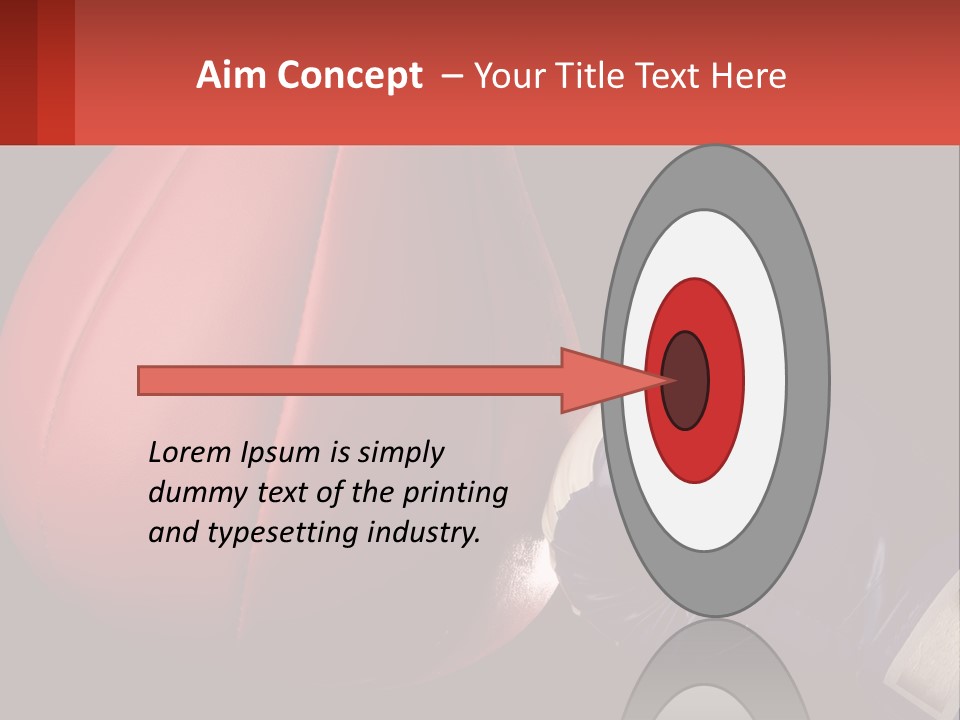 A Red And Blue Boxing Glove Next To A Red Punching Bag PowerPoint Template