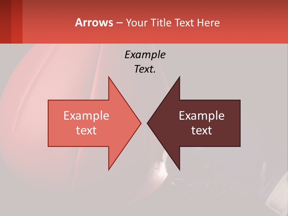 A Red And Blue Boxing Glove Next To A Red Punching Bag PowerPoint Template