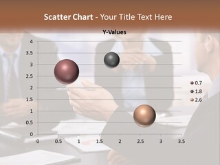 A Group Of Business People Sitting Around A Table PowerPoint Template