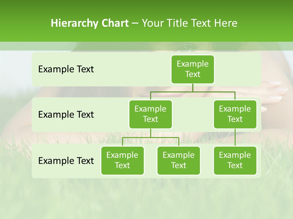 A Woman Laying In The Grass With Her Hands On Her Chest PowerPoint Template